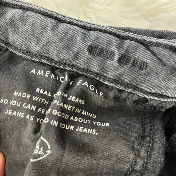 American Eagle Mom Jean in Faded Black - Picture 5 of 6